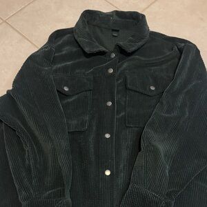 Dark Green Corduroy Jacket
